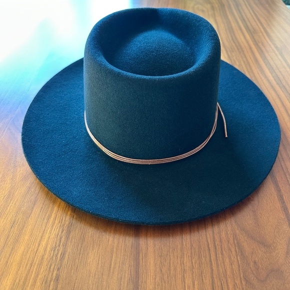 NWOT GIGI PIP Zephyr Rancher in Black / M/L 59 with Triple Strand Band in Brown - Picture 6 of 13